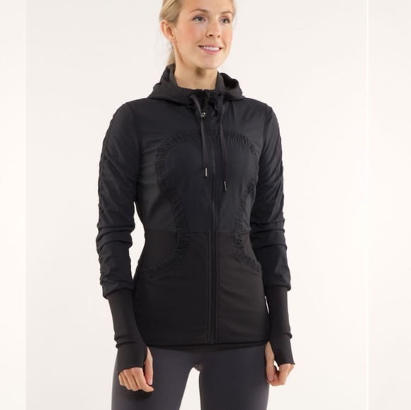 Tops - Lululemon Reversible Dance studio jacket size 2 black